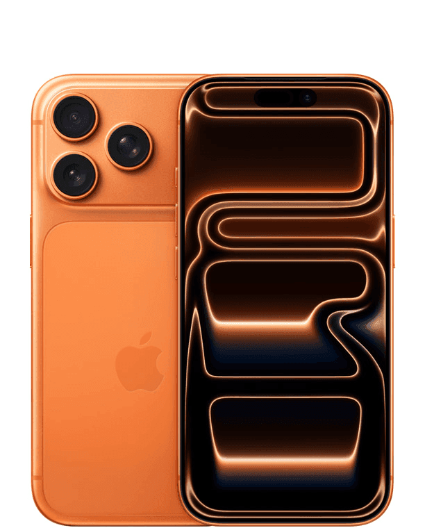 iPhone 17 Pro in Cosmic Orange